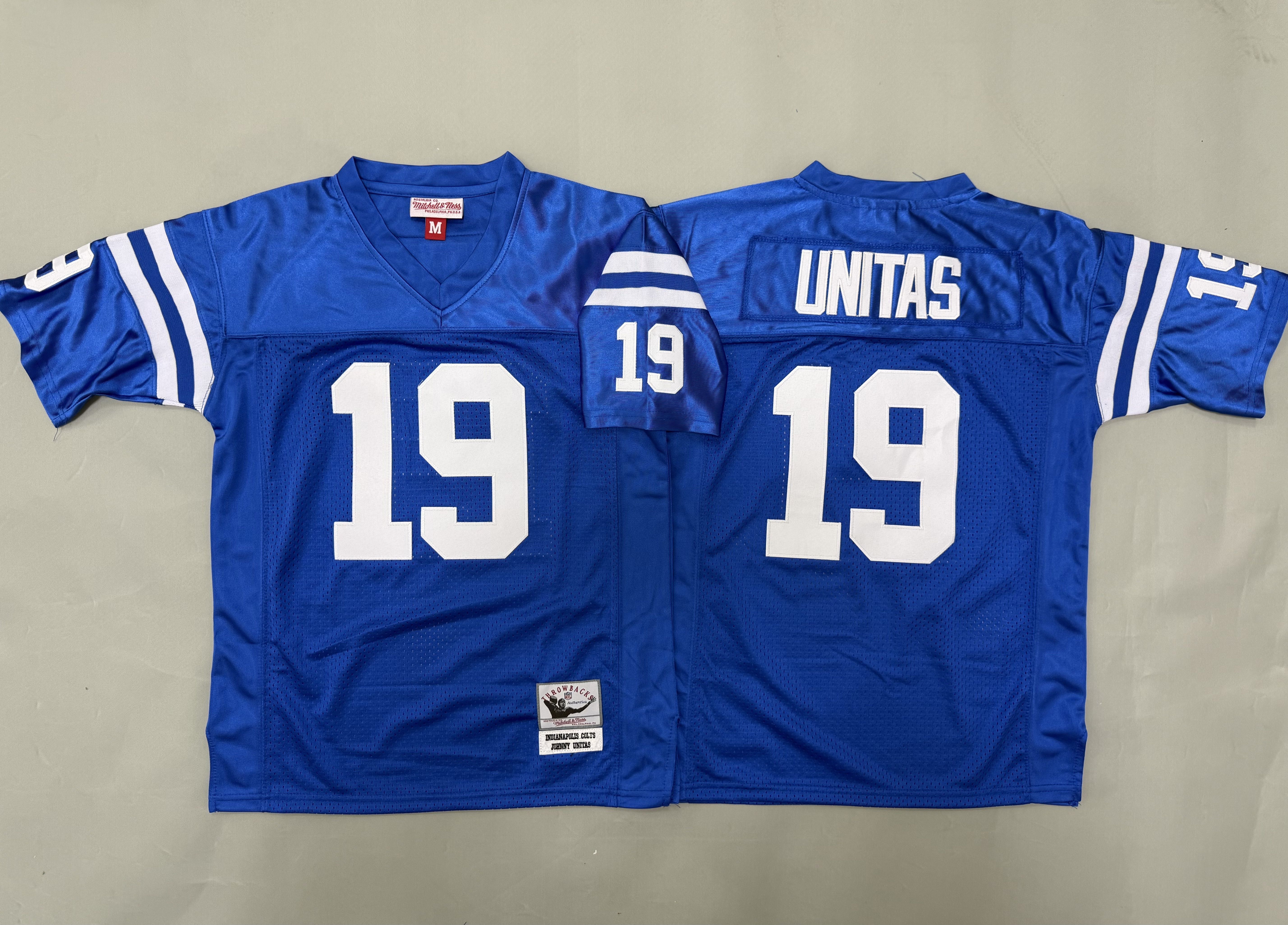 Youth 2026 Indianapolis Colts #19 Unitas Blue Throwback Limited NFL Jersey style 01